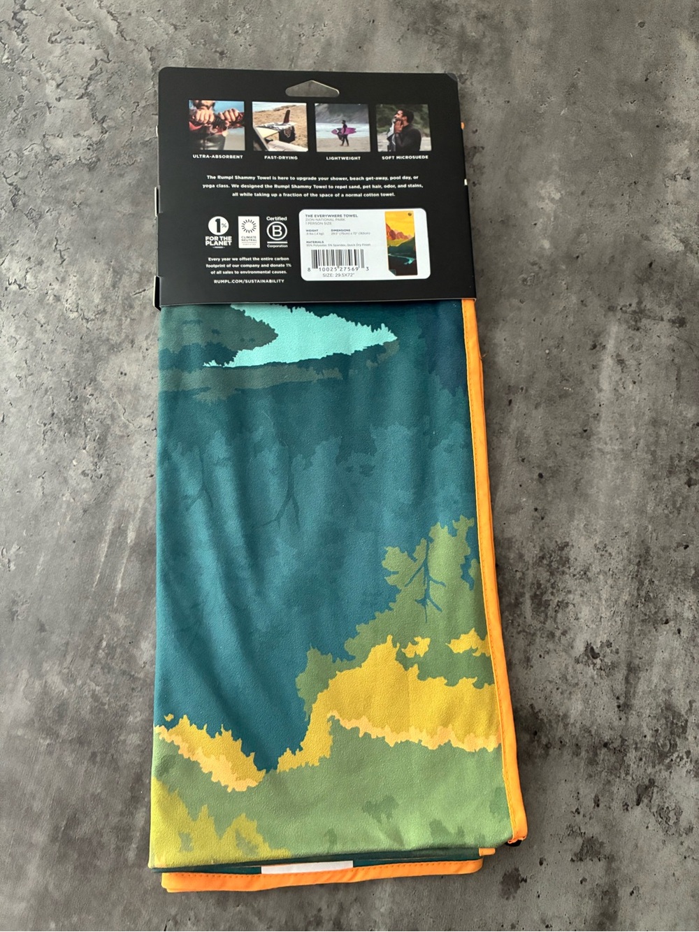 NWT Rumpl Everywhere Towel Zion National Park - Picture 7 of 9